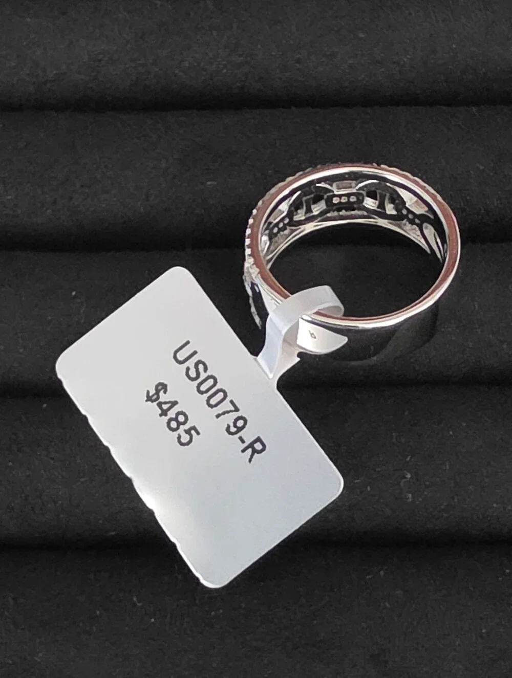Link Band Ring - Size 5 925 Sterling Silver